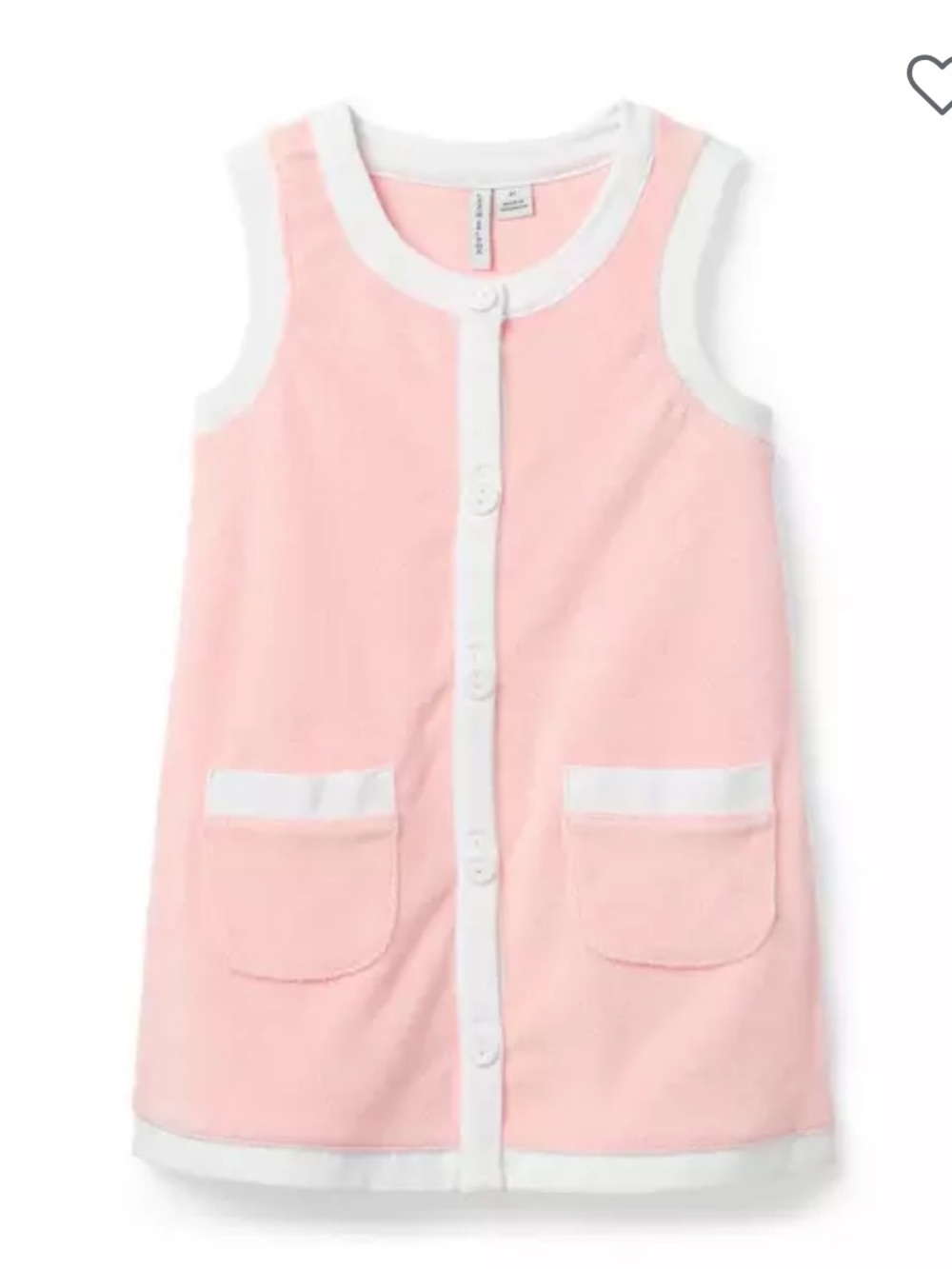 New with Tags Janie & Jack Terry Button Swim Cover-Up